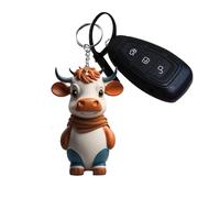 Highland Kuh Schlüsselanhänger -2D-Acryl-Cartoon-Schlüsselanhänger - Bunte Schlüsselanhänger-Dekorationen für die Schultasche, niedliche Verzierung für Handy, Geldbörse