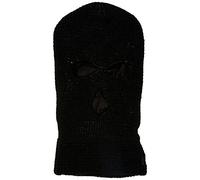 Highlander Erwachsene Sturmhaube Balaclava 3 Loch, Schwarz, One size, HAT153-BK-01