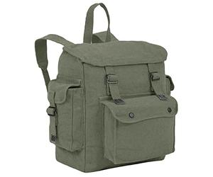 Highlander Großen Versenkten Web Rucksack Oliv