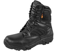 Highlander Mens Echo Cordura & Leather Reinforced Combat Boots (UK 8 (EU 42, US 8.5-9), Black)