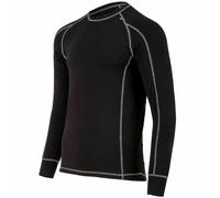 Highlander - Outdoor Bamboo Base Layer Long Sleeve 190 - Thermoaktives T-Shirt- Black S