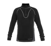 Highlander - Outdoor Thermo Fleece Top - Fleece - Black/Dark Grey S