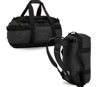Highlander Storm Kit Bag 45 Liter Die robuste Expeditions-, Reise- und Sportreisetasche für Männer und Frauen, geeignet für alle Wetterbedingungen (Schwarz)