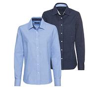 Highmoor Blusen im Doppelpack Blau 46