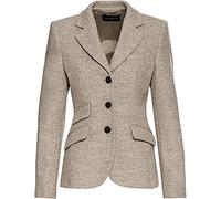 HIGHMOOR Fischgrat-Tweed-Blazer Hellbeige (Größe: 44) 44 beige