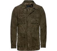 HIGHMOOR Leder-Fieldjacket Oliv (Größe: 48) 48 grün
