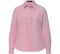 HIGHMOOR Oxford-Bluse Rosé gestreift (Größe: 46) 46 rosa
