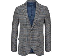 HIGHMOOR Sakko mit Hahnentritt Grau-Blau (Größe: 50) 50 grau