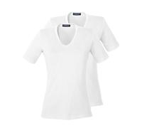 HIGHMOOR T-Shirt, 2er-Pack Weiß (Größe: 46) 46 weiß