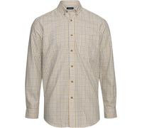 HIGHMOOR Tattersall-Hemd Ecru/Beige/Blau (Größe: 3XL) 3XL weiß