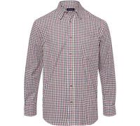 HIGHMOOR Tattersall-Hemd Weiß mit Überkaro (Größe: XXL) XXL weiß