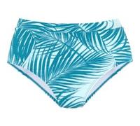 Highwaist-Bikini-Hose petrol-bedruckt 38
