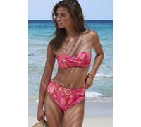 High-Waist-Bikinihose mit abnehmbarem Gürtel mit Zierring 38 orange 6010612.6307.38