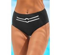 Highwaist-Bikini-Hose schwarz 38