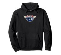 Highway Legend Motorradfahrer Roadtrip Fahrt Pullover Hoodie