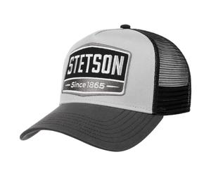 Highway Trucker Cap by Stetson grau-schwarz One Size Small