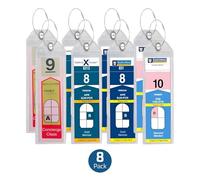 Highwind NARROW-Cruise-Luggage-Tags_Updated_NEW, Mädchen Herren Jungen Damen Unisex, Erwachsene (nur Gepäck) Kofferanhänger, durchsichtig (Transparent) - 6791265
