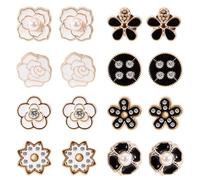 Hijab Magnetische Pins, Nadellose Brosche mit Starke Magnete 8 Stück, Clip Magnetbroschen Handelt Keine Lochstifte für Frauen Kleidung Schals Cardigans