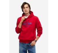 HILFIGER STACK REG FLEECE HOODIE Medium Red - Gr. - XL