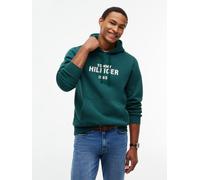 HILFIGER STACK REG FLEECE HOODIE Ornamental Green - Gr. - L