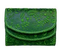 Hill Burry Geldbörse Portemonnaie, Portmonee aus Leder Frauen Damen Langbörse mit RFID Schutz Geldbeutel Geldtasche Frauen Design Germany Kollektion, grün