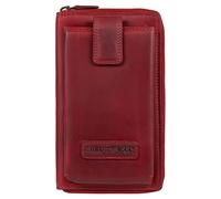 Hill Burry Leder Handy Portemonnaie I Geldbörse | Umhängetasche | Handy-Wallet aus hochwertigem naturgegerbtem Leder | RFID Schutz