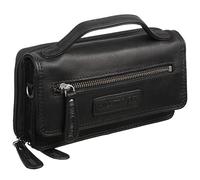 Hill Burry Leder Reiseportmonee Allrounder S I Organizer I Reiseetui I Reisebrieftasche | Travel Wallet aus hochwertigem naturgegerbtem Leder | Band für Handgelenk und Schulter | 17,50x5,5x12,50cm