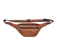 Hill Burry Umhängetasche - Unisex | Echtes Leder | Robuste Verarbeitung und hervorragendes Handling | Professionelle Bauchtasche | DREI Fächer 3108 Brown