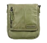 Hill Burry • Unisex Umhängetasche aus Leder HB6212 (Olivengrün)