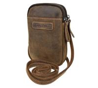 Hill Burry ZAKATTE Unisex kleine Umhängetasche aus Leder HB15088 (Büffelleder)