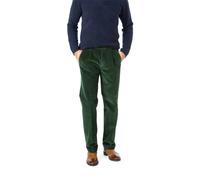 HILTL Bundfaltenhose Herren Comfort Fit Cord grün, 46