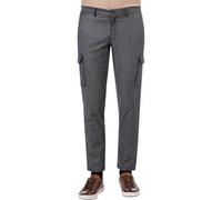 HILTL Cargohose Herren Regular Fit Schurwolle blau, 48