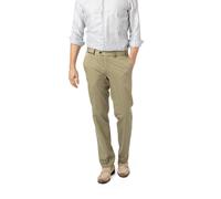 HILTL Chino Herren Regular Fit Baumwolle grün, 24