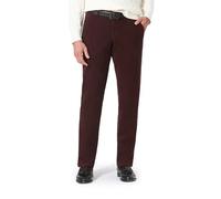 HILTL Trento Slim Fit Hose Bordeauxrot, Einfarbig
