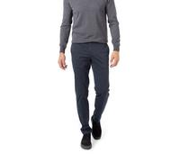 HILTL Regular Fit Chino im unifarbenen Design Modell 'Tilo' in Marine, Größe 56