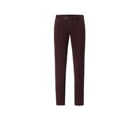 HILTL Trento Slim Fit Hose Bordeauxrot, Einfarbig