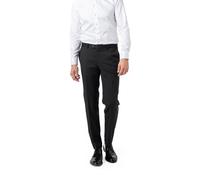 HILTL Hose Herren Regular Fit Schurwolle Schwarz, 58