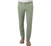 HILTL Hose Herren Slim Fit Baumwolle grün, 28