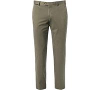 HILTL Chino Herren Regular Fit Baumwolle grün, 50