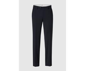HILTL Piacenza I Regular Fit Wollhose marine, Einfarbig