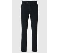HILTL Trento Slim Fit Chino dunkelblau, Einfarbig