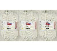 Himalaya Dolphin Baby Strickgarn, 3 Knäuel, 395 Meter, 3 x 100 g, super sperriges Babydeckengarn (80308)