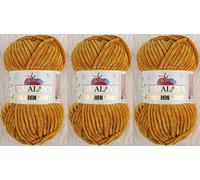 Himalaya Dolphin Baby Strickgarn, 3 Knäuel, 395 Meter, 3 x 100 g, super sperriges Babydeckengarn (80330)