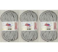 Himalaya Dolphin Baby Strickgarn, 3 Knäuel, 395 Meter, 3 x 100 g, super sperriges Babydeckengarn (80357)