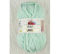 Himalaya Delphin Baby Garn 5 Stück 5x100 Gramm Baby Wolle 500 Gramm (17,63 oz) Wolle Super Bulky Baby Decke Garn 655 Yds (600m) Samtgarn, Himalaya Garn, Babygarn, Häkelgarn Samtgarn (80307)