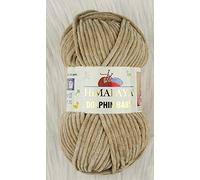 Himalaya Delphin Baby Garn 5 Stück 5x100 Gramm Baby Wolle 500 Gramm (17,63 oz) Wolle Super Bulky Baby Decke Garn 655 Yds (600m) Samtgarn, Himalaya Garn, Babygarn, Häkelgarn Samtgarn (80317)