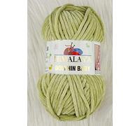 Himalaya Delphin Baby Garn 5 Stück 5x100 Gramm Baby Wolle 500 Gramm (17,63 oz) Wolle Super Bulky Baby Decke Garn 655 Yds (600m) Samtgarn, Himalaya Garn, Babygarn, Häkelgarn Samtgarn (80359)