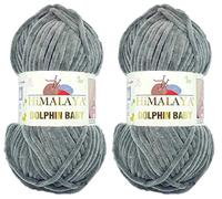 Himalaya Dolphin Baby Strickgarn, 2 Knäuel, 241 Meter (264 Yards), 2 x 100 g, super schweres Babydeckengarn (80320)