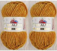 Himalaya Dolphin Baby-Strickgarn, 2 Knäuel, 260 m, 2 x 100 g, super sperriges Babydeckengarn (80330)