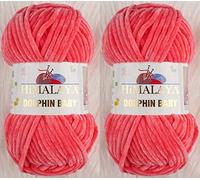 Himalaya Dolphin Baby-Strickgarn, 2 Knäuel, 260 m, 2 x 100 g, super sperriges Babydeckengarn (80332)